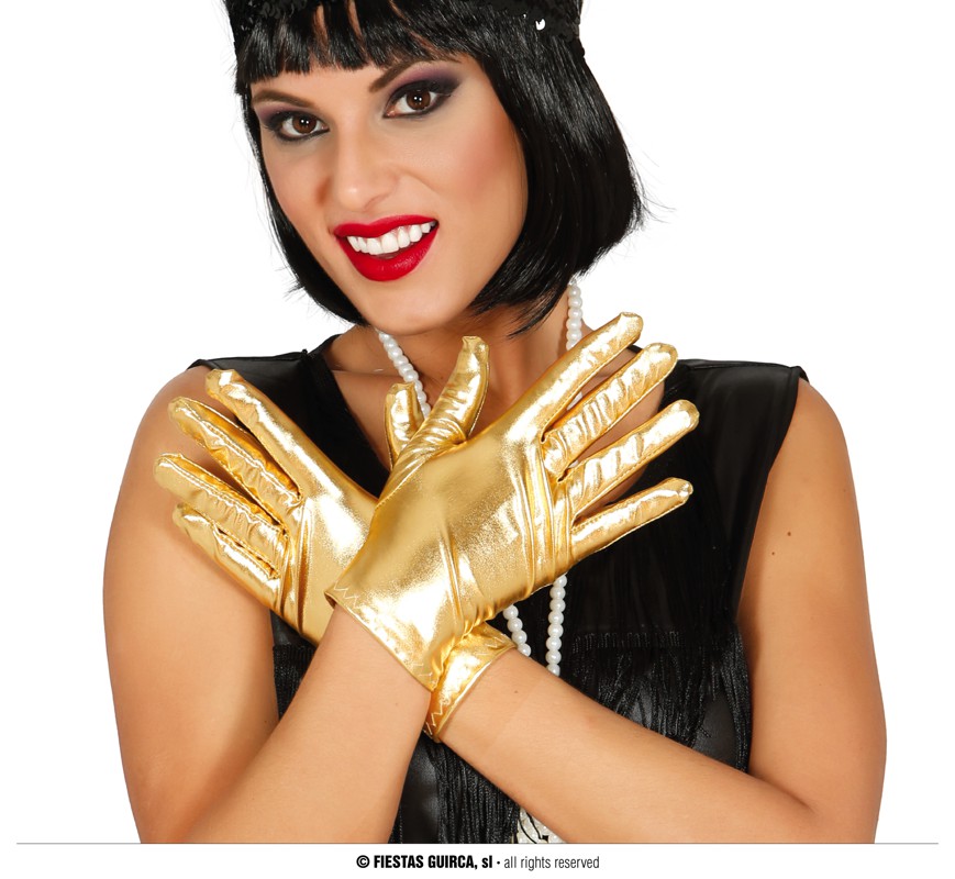 GUANTES ORO 22 CMS.