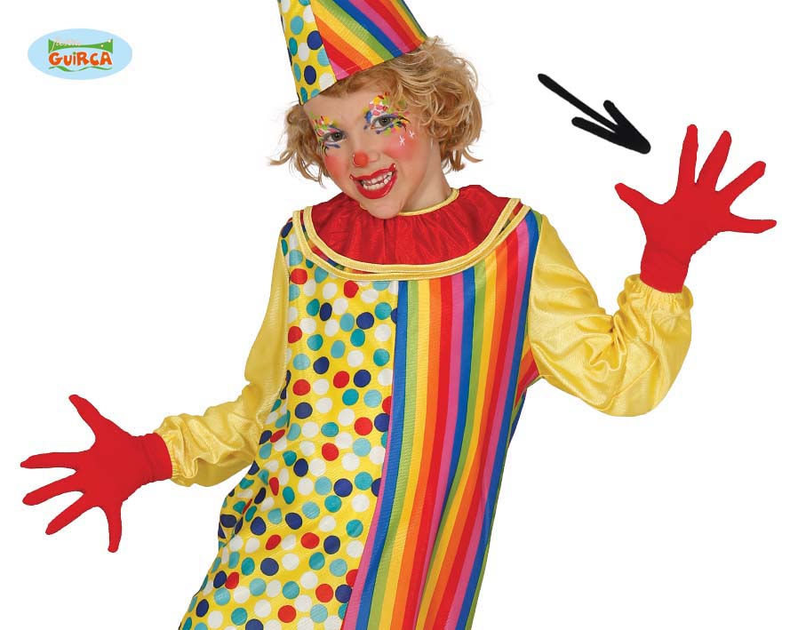 GUANTES ROJOS INFANTILES 17 CMS.