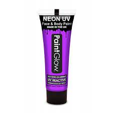 MAQUILLAJE LIQUIDO NEON UV LILA