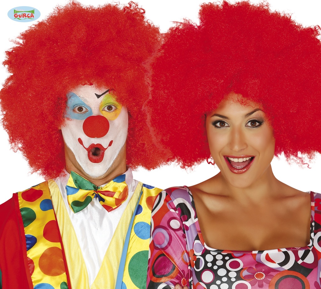 PELUCA AFRO ROJA EXTRA
