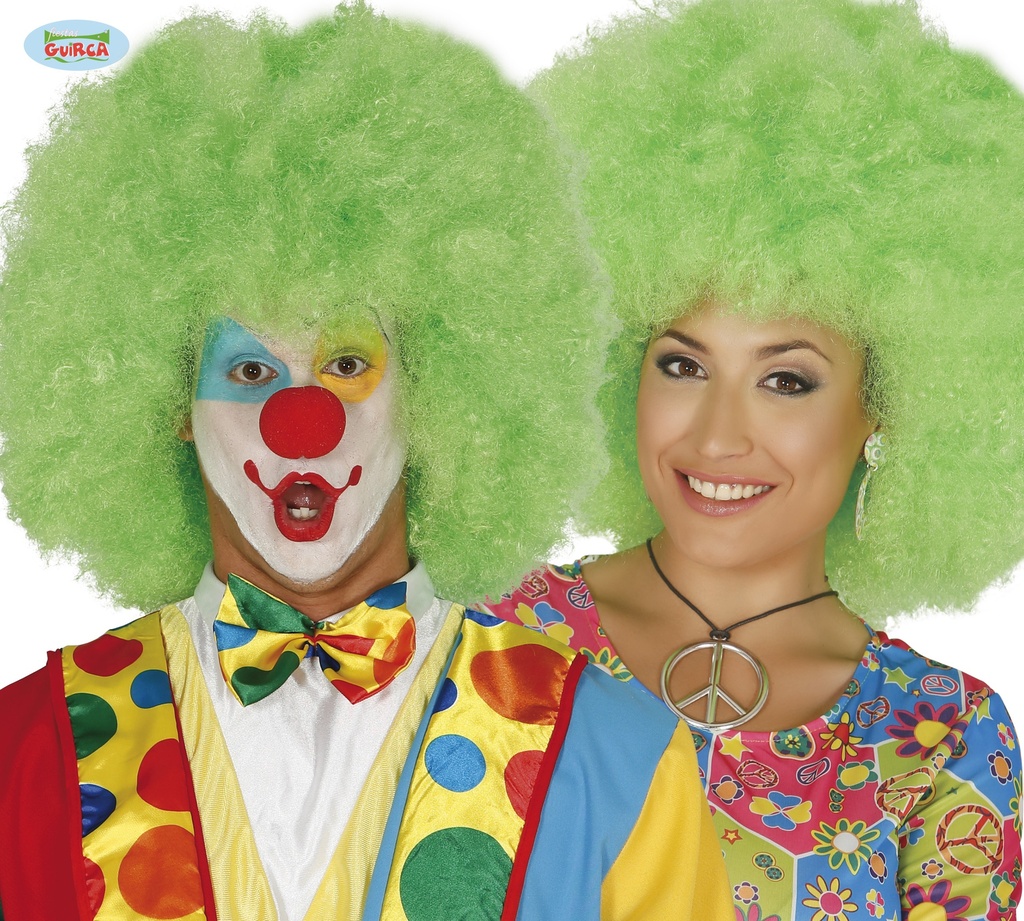 PELUCA AFRO VERDE EXTRA
