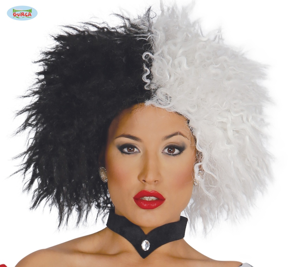 PELUCA BLANCA/NEGRA(ENVASE CAJA)