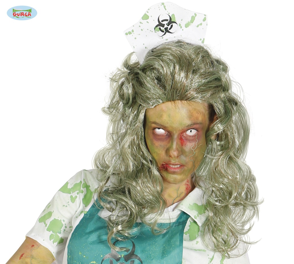 PELUCA ZOMBIE MUJER  (ENVASE CAJA)