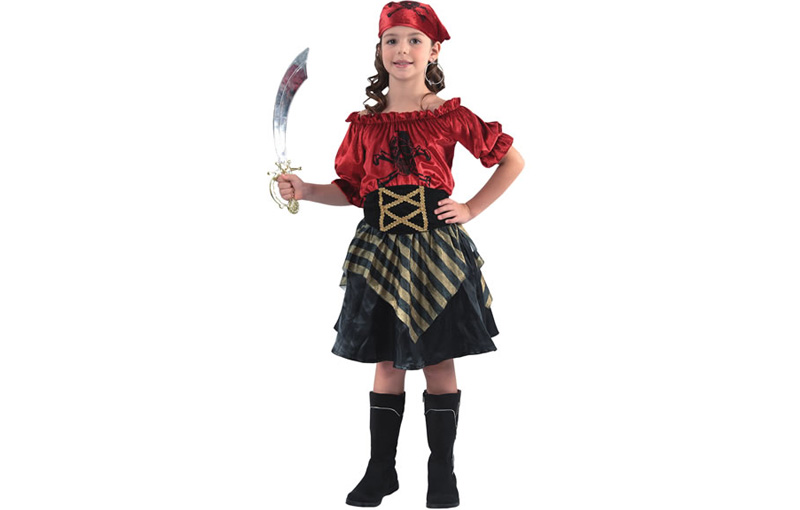 PIRATA NIÑA ROJA T-1