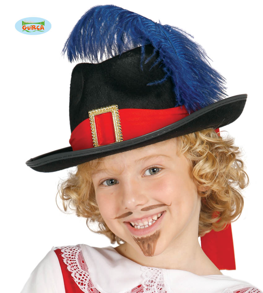 SOMBRERO FIELTRO MOSQUETERO INFANTIL