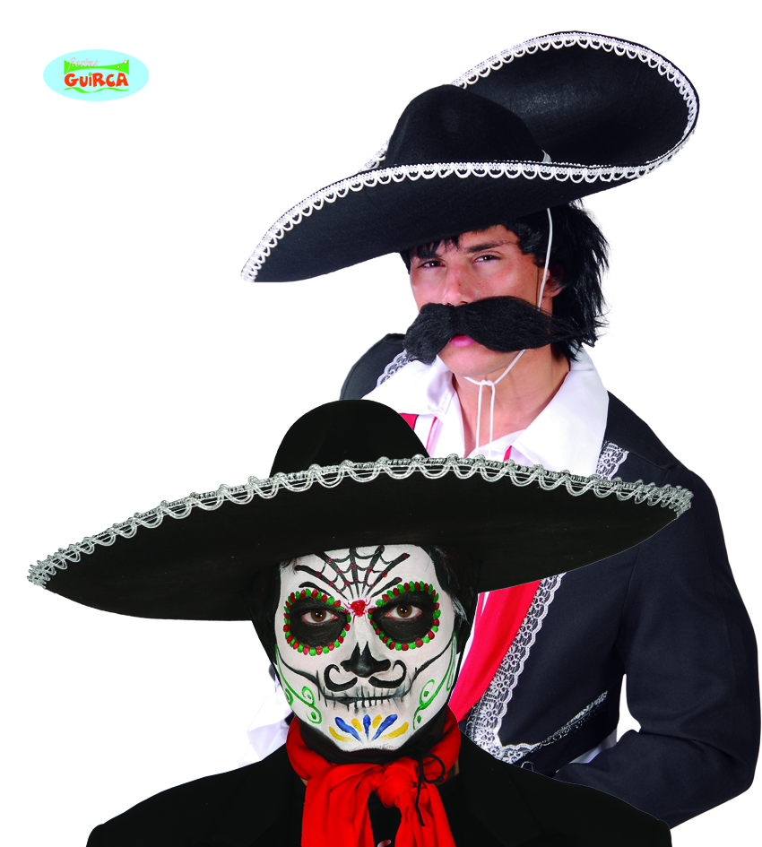 SOMBRERO MEJICANO FIELTRO 55 CMS.
