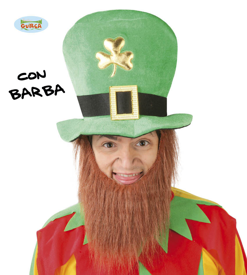 SOMBRERO SAN PATRICIO CON BARBA