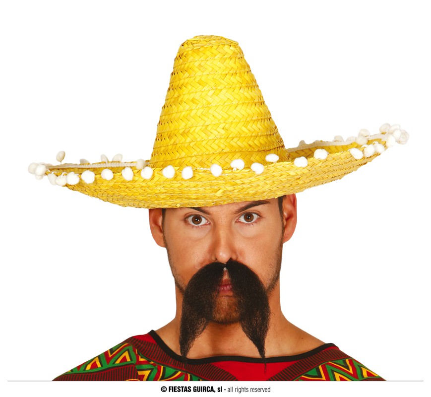 SOMBRERO MEJICANO AMARILLO