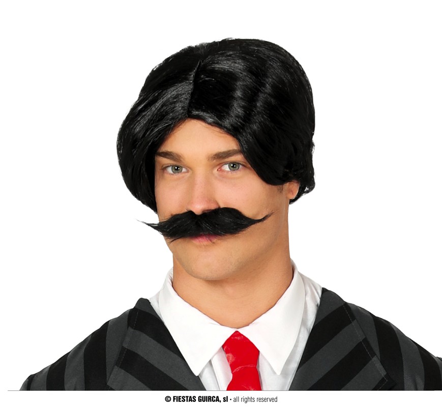 PELUCA CON BIGOTE