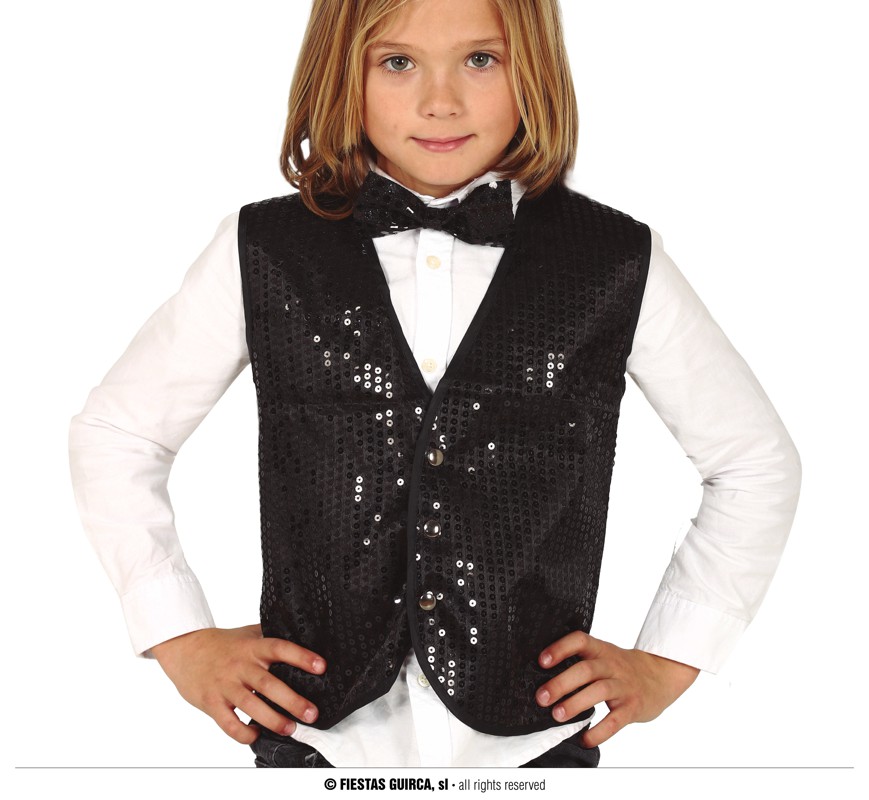 CHALECO INFANTIL LENTEJUELAS