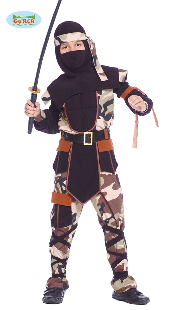 NINJA COMANDO INFANTIL TALLA 7-9 AÑOS
