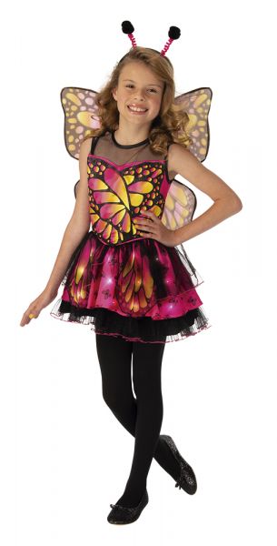  MARIPOSA ROSI CON LUZ INF T-M