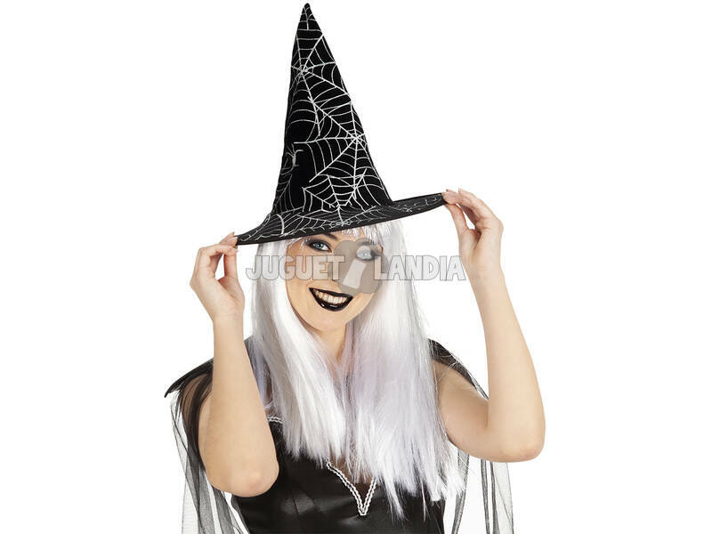 SOMBRERO BRUJA EFECT TERCIOPELO GLOW INF