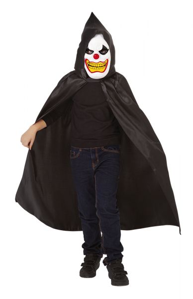 DISFRAZ PAYASO PERTURBADO ENCAPUCHA INF