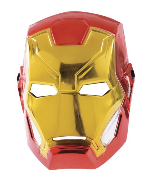MASCARA IRON MAN METALIZADA AVENGERS INF +6años