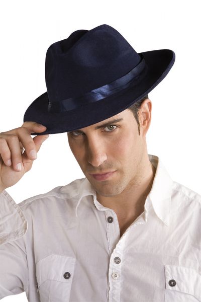 SOMBRERO GANGSTER AZUL