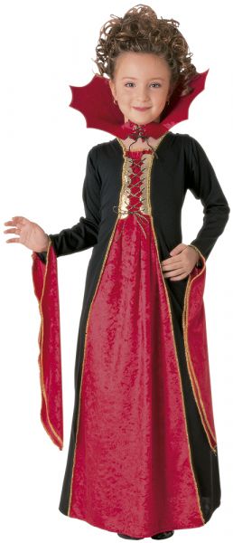 DISFRAZ VAMPIRESA GOTICA ROJA INF (8-10)