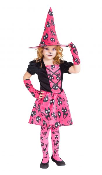 DISFRAZ BRUJA MININOS ROSA INF (8-10)