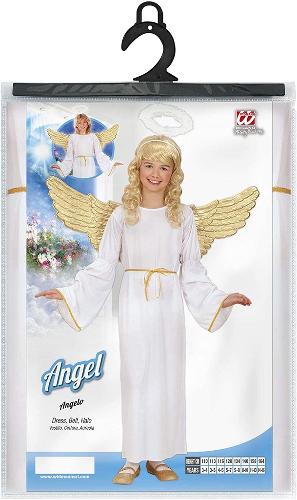 ÁNGEL (VESTIDO, CINTURÓN, AUREOLA) (8-10))