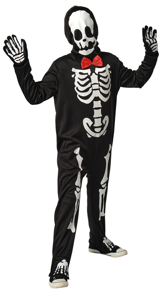 DISFRAZ SKELITO ELEGANTE GLOW I DARK INF talla L