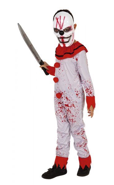 S8376-L DISFRAZ PAYASO SANGINARIO INF 7-8