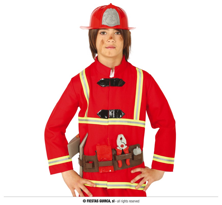 CINTURON BOMBERO CON CASCO