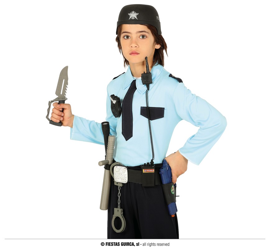 CINTURON CON CASCO POLICIA