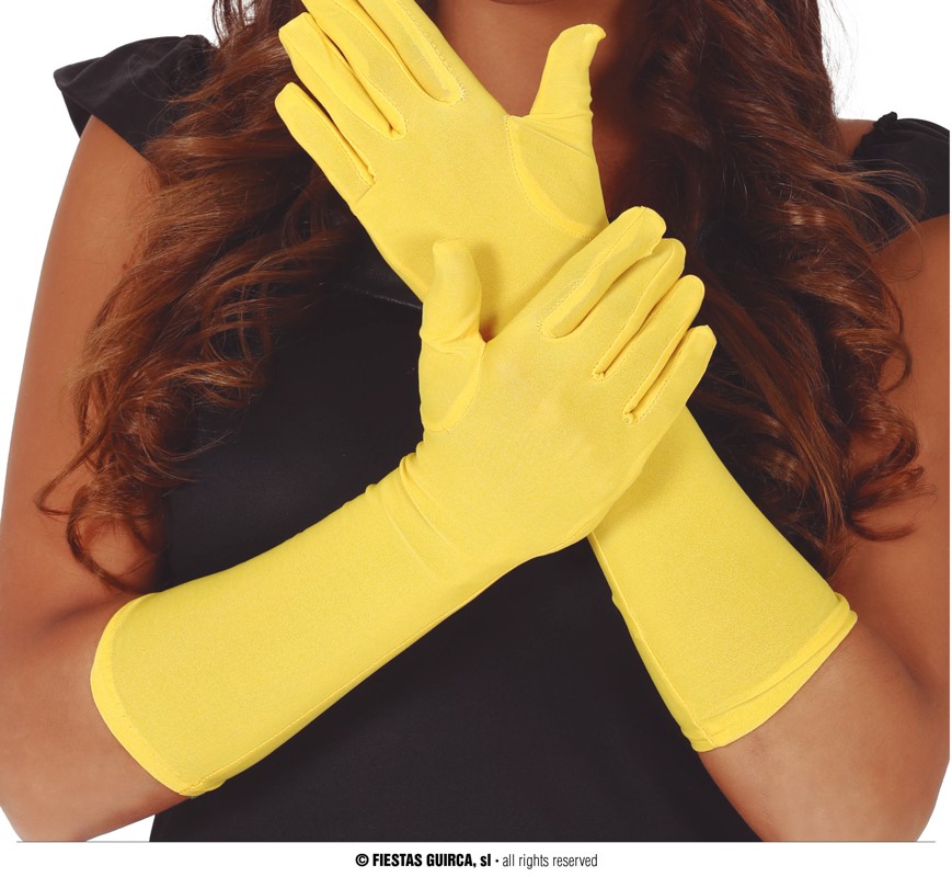 GUANTES AMARILLOS LARGOS