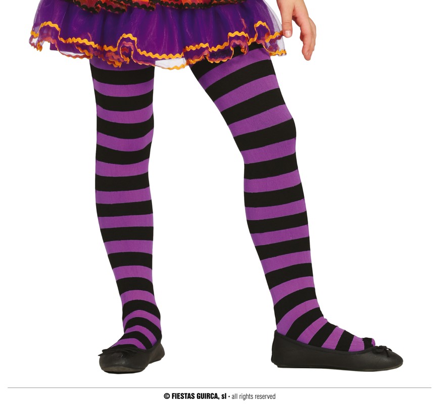 PANTYS RAYAS LILA