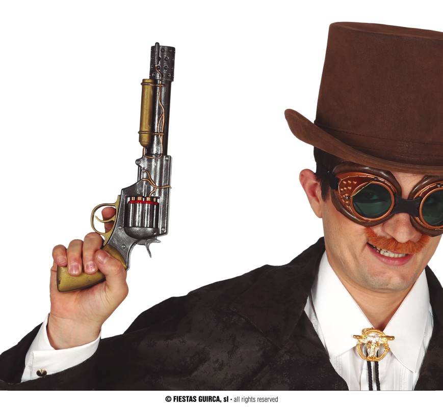 REVOLVER STEAMPUNK 30 CM.