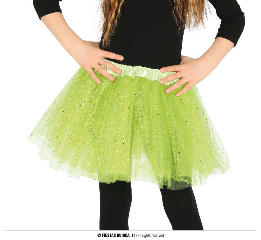 TUTU INFANTIL VERDE 31 CM.