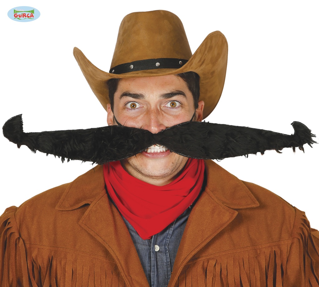 BIGOTE CON ELASTICO 55 CMS.