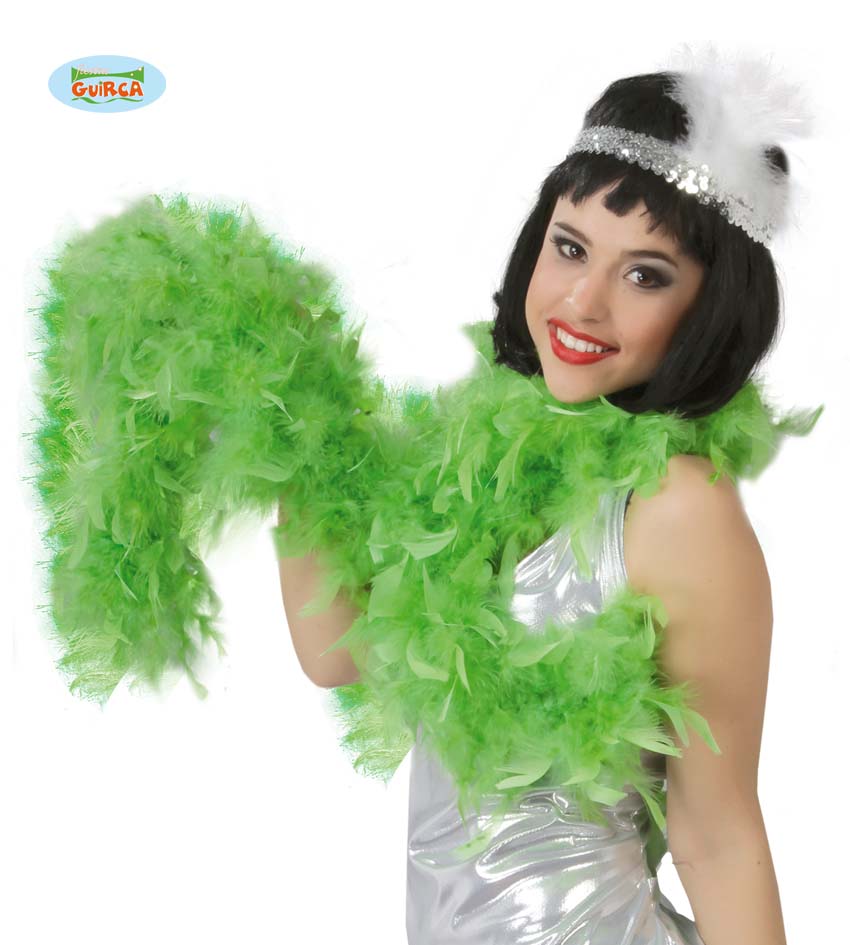 BOA PLUMA VERDE PISTACHO   1,80 MTS. (401