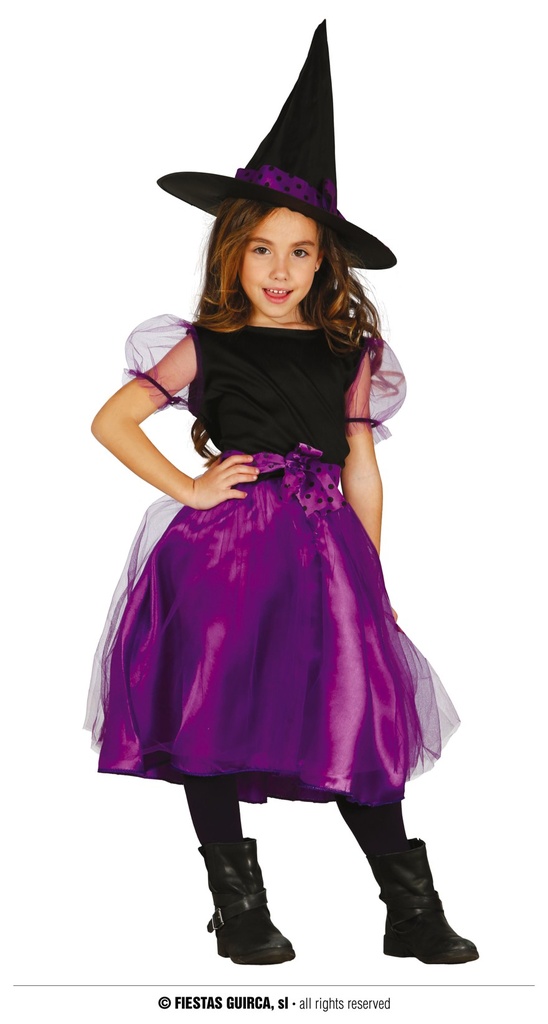 BRUJA LILA INFANTIL 7-9 AÑOS