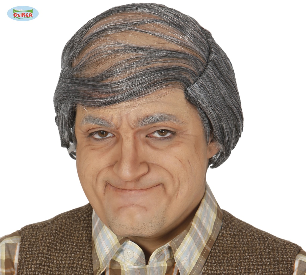 CALVA CON PELO GRIS