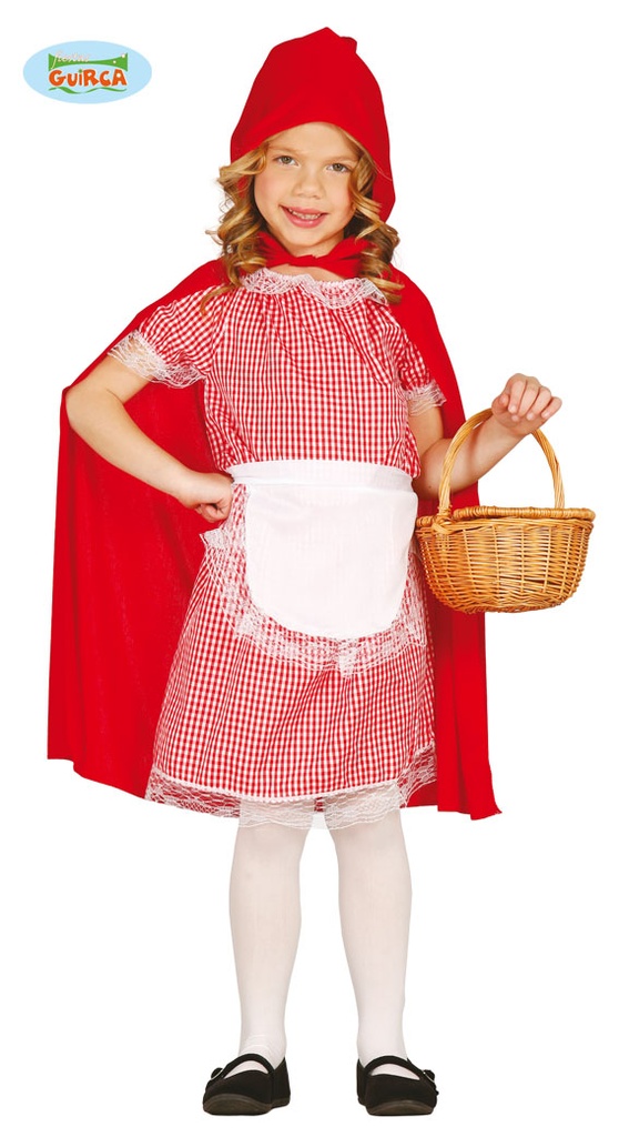 CAPERUCITA INFANTIL TALLA 7-9 AÑOS