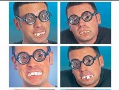 DENTADURA DIVERTIDA"" surtidas en 6  mod