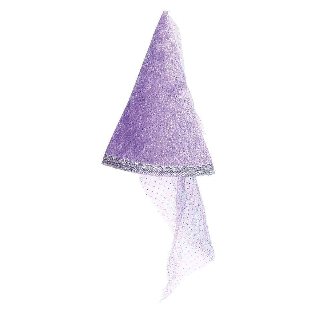 Sombrero hada brillante lila