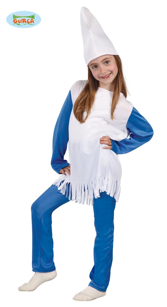 ENANITA AZUL INFANTIL TALLA 5-6 AÑOS