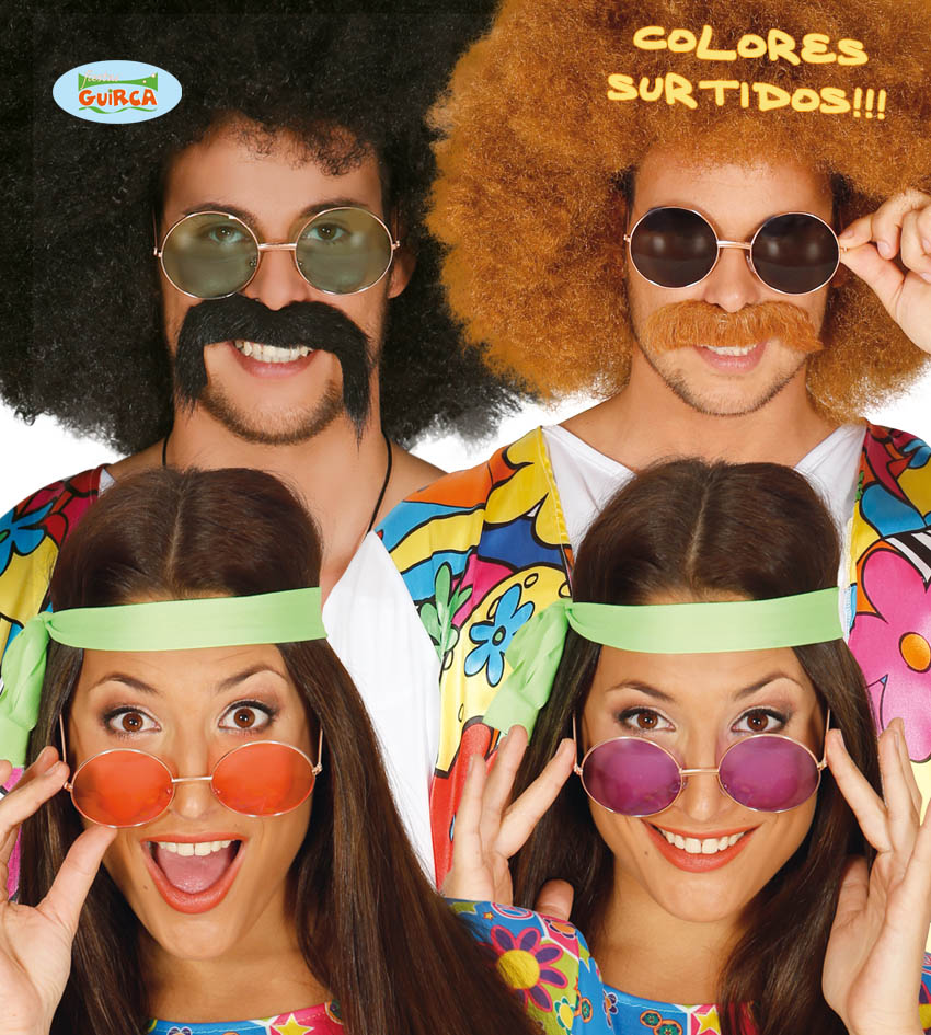 GAFAS HIPPIE GRANDES SURTIDAS