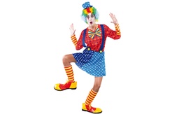 [706154-T04-0000] PAYASO AZUL CHICA T-4