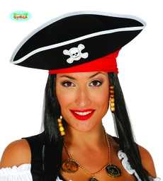 [13554] SOMBRERO FIELTRO PIRATA