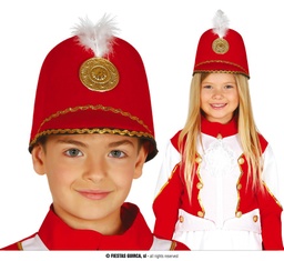 [13679] SOMBRERO MAJORETTE ROJO
