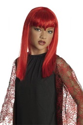 [S1514] PELUCA VAMPIRESA TRAVIESA ROJA INF