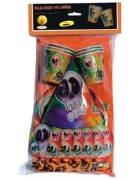 [S7192] BOLSA FIESTA HALLOWEEN P/6 PERSONAS SURTIDO