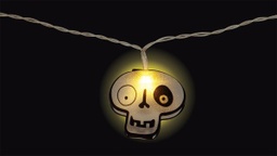 [S3241] GUIRNALDA CALAVERAS CON LUZ