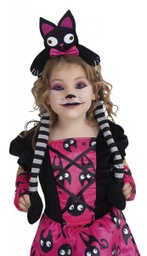 [S5443] DIADEMA GATITO NEGRO CON OREJAS MAGICAS