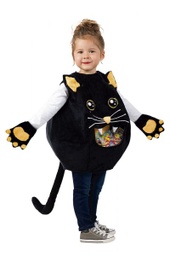 [300875-2T] DISFRAZ GATITA NEGRA COMILONA INF (bebe)