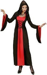 [09612] DAMA GÓTICA (VESTIDO CON CAPUCHA) M