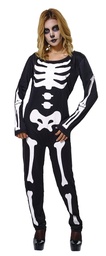 [S8846] DISFRAZ SKELITA GLOW IN DARK AD